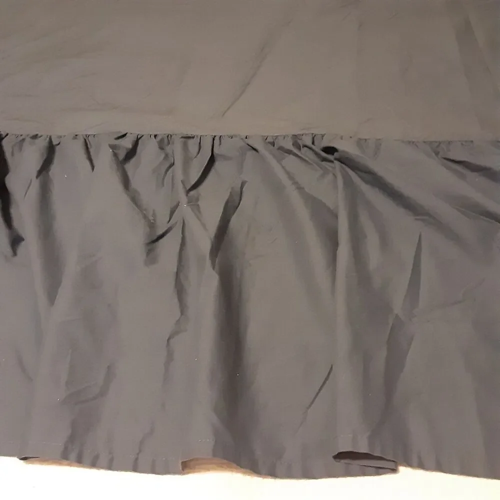Sonoma Blue Cloth Ruffled Hem Shower Curtain